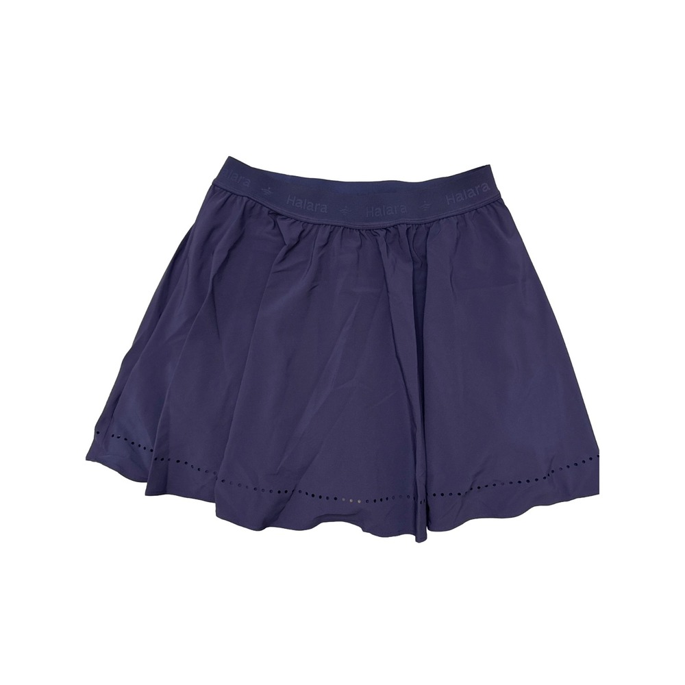 Halara Breezeful Skort Small Navy High Waist 2in1 Flare Pocket Mini Quick Dry